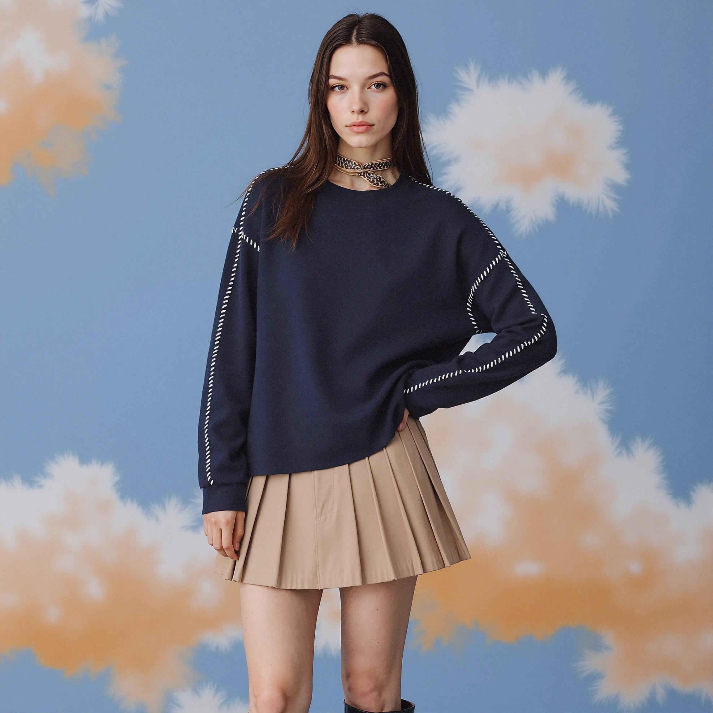 Maeve Peter Pan Collar Sweater thumbnail 4