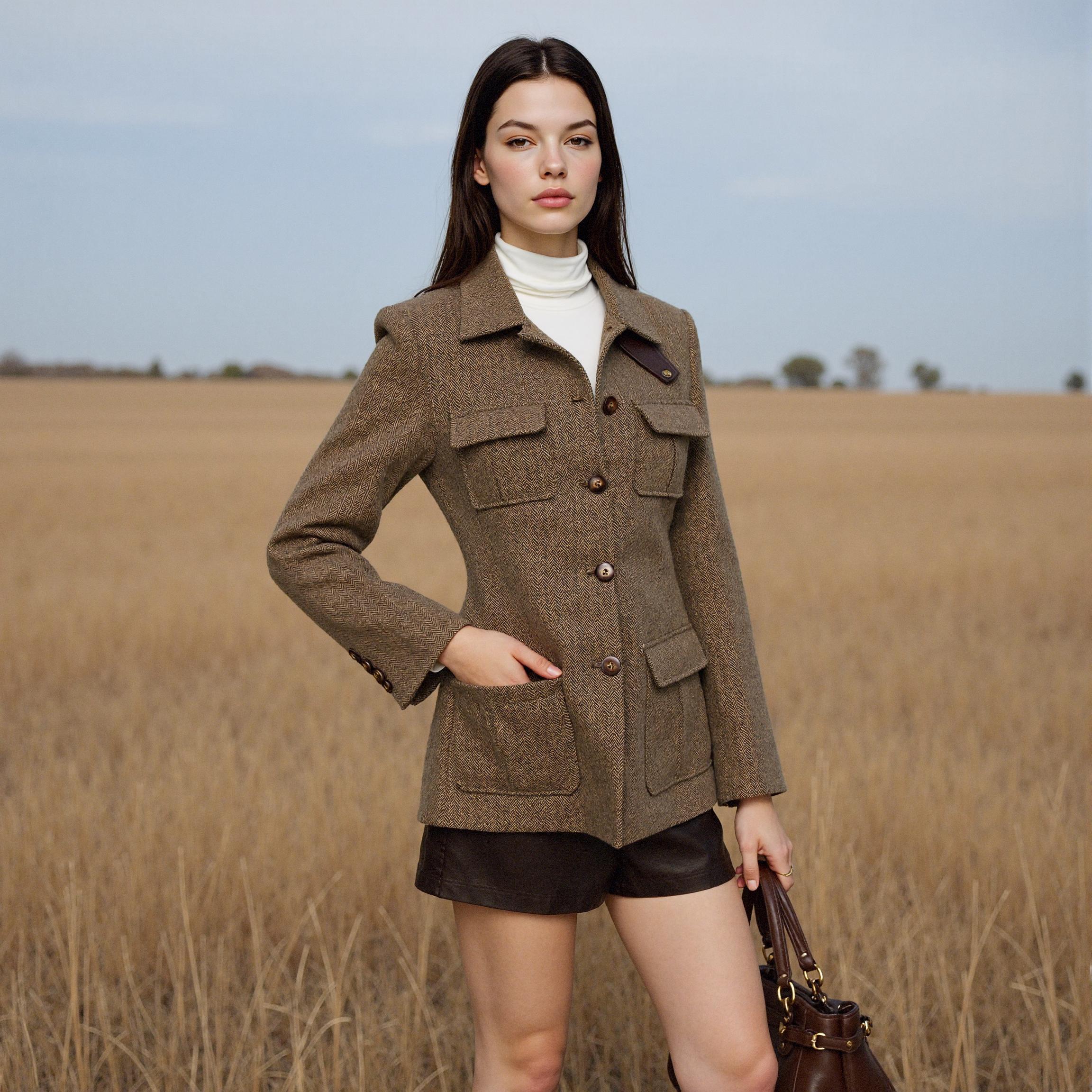 Wool-look Waist Jacket thumbnail 7